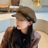 ブラウン | キャスケット 帽子 レディース 韓国風 | Miniministore