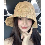 ベージュ | 麦わら帽子 ストローハット 日焼け対策 | Miniministore