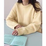 ベージュ | ニットセーター リブニット 秋冬 長袖 | Miniministore