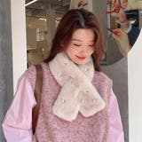 ベージュ | マフラー ティペット フェイクファー | Miniministore