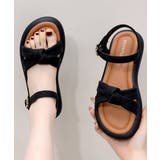 ブラック | フラットサンダル ベルトサンダル 美脚夏 | Miniministore