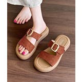 キャメル | 厚底 ミュールサンダル レディース 夏 | Miniministore