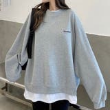 グレー | トレーナー レディース 長袖 韓国風 | Miniministore