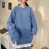 ライトブルー | トレーナー レディース 長袖 韓国風 | Miniministore