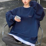 ネイビー | トレーナー レディース 長袖 韓国風 | Miniministore
