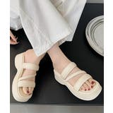 アイボリー | 厚底サンダル スリッパサンダル 夏 | Miniministore
