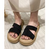 ブラック | レディース ベルトサンダル 美脚 | SUNSHINE CLOSET