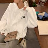 ロゴパーカー レディース 裏起毛 韓国 | Miniministore | 詳細画像9