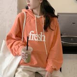 ロゴパーカー レディース 裏起毛 韓国 | Miniministore | 詳細画像6