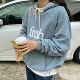 ロゴパーカー レディース 裏起毛 韓国 | Miniministore | 詳細画像8