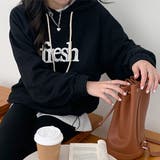 ロゴパーカー レディース 裏起毛 韓国 | Miniministore | 詳細画像9