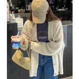 ニットカーディガン Vネック 中厚手秋冬 | Miniministore | 詳細画像2