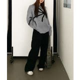 リボン柄ニット セーター プルオーバー | Miniministore | 詳細画像12 