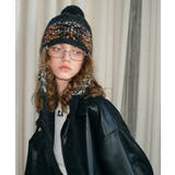 ニット帽子 レディース 配色 紐付き | Miniministore | 詳細画像24