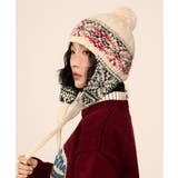 ニット帽子 レディース 配色 紐付き | Miniministore | 詳細画像6