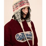 ニット帽子 レディース 配色 紐付き | Miniministore | 詳細画像7
