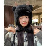 ニット帽 鹿角 くま耳 レディース 秋冬 | Miniministore | 詳細画像9 