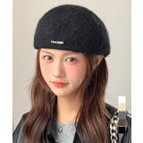 ベレー帽 起毛 英字ロゴ レディース | Miniministore | 詳細画像1 