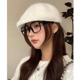 ベレー帽 起毛 英字ロゴ レディース | Miniministore | 詳細画像5 