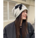 ビーニー帽 ニット帽子 リボン柄 | Miniministore | 詳細画像4 