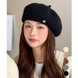 レディース ベレー帽 秋冬 飾り | Miniministore | 詳細画像1