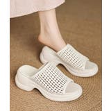 厚底 メッシュ ミュールサンダル 韓国風 | Miniministore | 詳細画像10