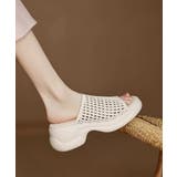 厚底 メッシュ ミュールサンダル 韓国風 | Miniministore | 詳細画像9