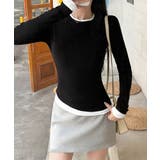 長袖Tシャツ ドッキング 無地カットソー | Miniministore | 詳細画像10