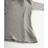 Vネック 長袖Tシャツ 韓国風カットソー | Miniministore | 詳細画像20 