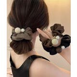 シュシュ ヘアゴム パール 髪飾り | Miniministore | 詳細画像1