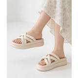 厚底サンダル クロスサンダル 美脚 夏 | Miniministore | 詳細画像13 
