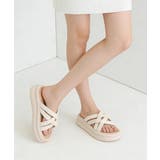 厚底サンダル クロスサンダル 美脚 夏 | Miniministore | 詳細画像15 