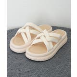 厚底サンダル クロスサンダル 美脚 夏 | Miniministore | 詳細画像19 