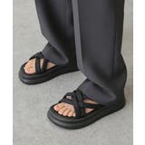 厚底サンダル クロスサンダル 美脚 夏 | Miniministore | 詳細画像7 