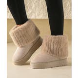ムートンブーツ 厚底 裏起毛ブーツ 冬靴 | Miniministore | 詳細画像6