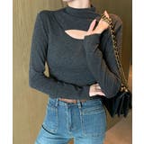 長袖Tシャツ 穴あき ハイネック 春秋冬 | Miniministore | 詳細画像12
