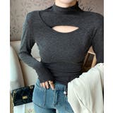長袖Tシャツ 穴あき ハイネック 春秋冬 | Miniministore | 詳細画像14