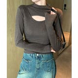 長袖Tシャツ 穴あき ハイネック 春秋冬 | Miniministore | 詳細画像18
