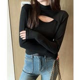 長袖Tシャツ 穴あき ハイネック 春秋冬 | Miniministore | 詳細画像23
