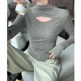 長袖Tシャツ 穴あき ハイネック 春秋冬 | Miniministore | 詳細画像8