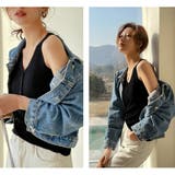 タンクトップ Vネック タイト 春夏秋 | Miniministore | 詳細画像7