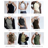 タンクトップ ロング丈 配色 ストリート | Miniministore | 詳細画像2