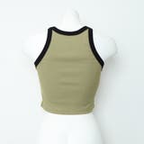 配色タンクトップ レディース ショート丈 | Miniministore | 詳細画像17