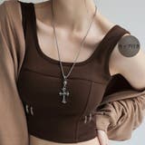 タンクトップ ショート丈 カップ付き韓国 | Miniministore | 詳細画像5