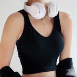 タンクトップ カップ付き バック英字ロゴ | Miniministore | 詳細画像12
