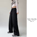 カーゴパンツ ストレート ワイドパンツ | Miniministore | 詳細画像3 