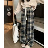 ワイドパンツ チェック柄 レディース | Miniministore | 詳細画像1
