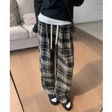 ワイドパンツ チェック柄 レディース | Miniministore | 詳細画像3