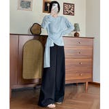 Tシャツ アシメデザイン 長袖 透け感夏 | Miniministore | 詳細画像10