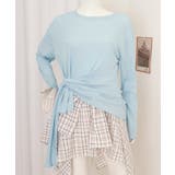 Tシャツ アシメデザイン 長袖 透け感夏 | Miniministore | 詳細画像14